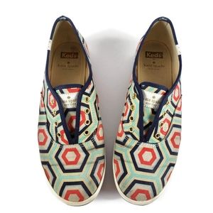 Kate Spade Keds in graphic print size 8